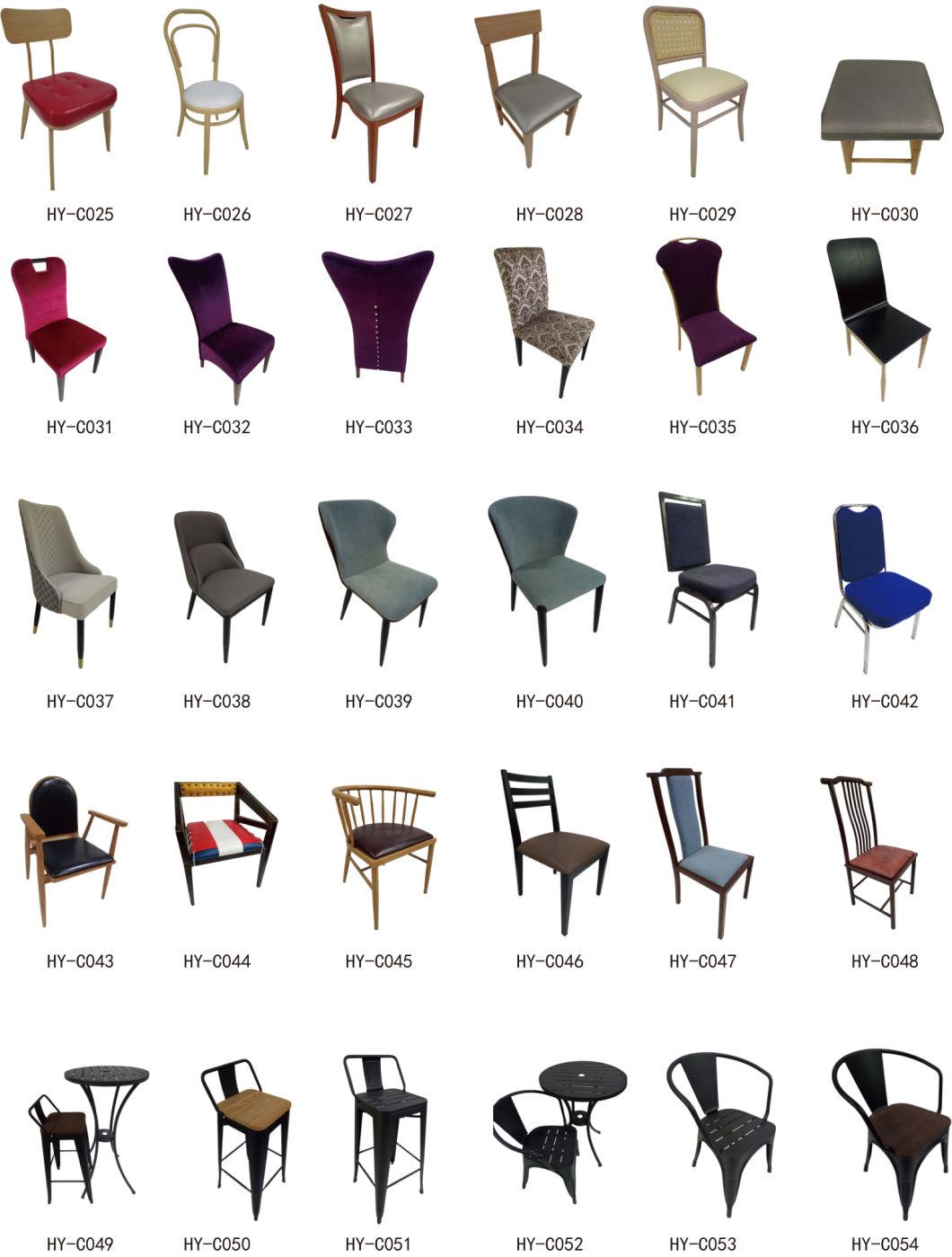 Modern Wedding Chairs Back Decor Chair Best Quality White Cover Seat Circle Stainless Steel High Back Dining Chairs