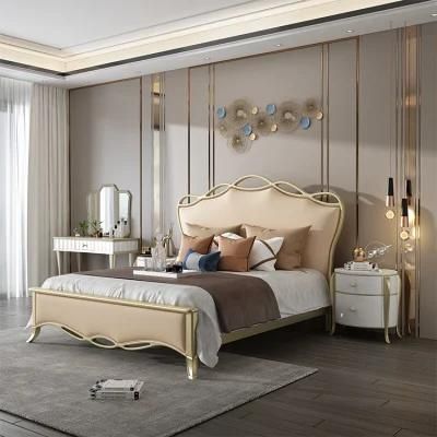 China Wholesale Home Furniture Wall Bed Wooden King Size Beds Hotel Bedroom Furniture Set