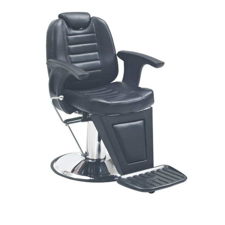 Hl- 1056 Salon Barber Chair for Man or Woman with Stainless Steel Armrest and Aluminum Pedal