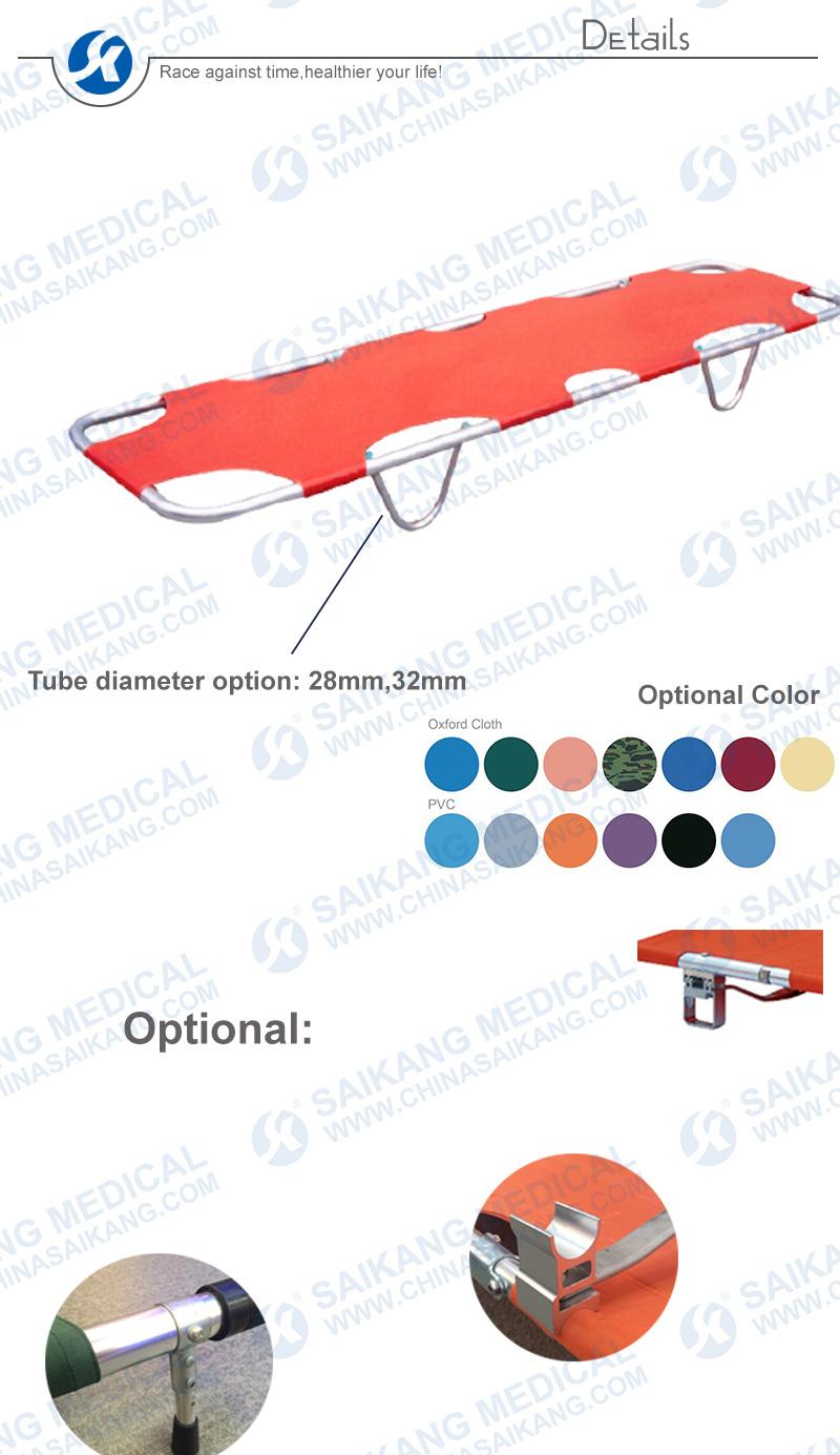 Ambulance Stretcher with Waterproof Leather Materials (CE/FDA/ISO)