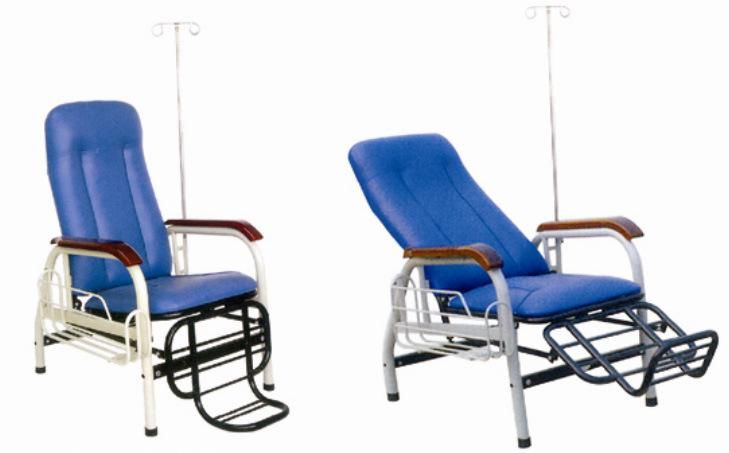 Hospital Manual Dialysis Chair Recliner Patient Seat Push Back Chair