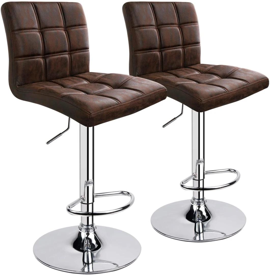 Wholesale Modern Stainless Steel Round The Back Bar Chair