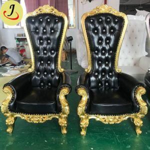 New Design Leather High Back King Throne Chair for Sale