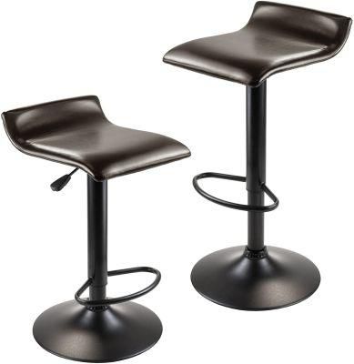 Durable Steel Base Bar Seat Swivel Ar Stool Bar Chair with Footrest