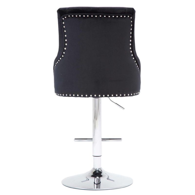 Height Adjustable Leisure Bar Chair Swivel Lounge Bar Stool Seat