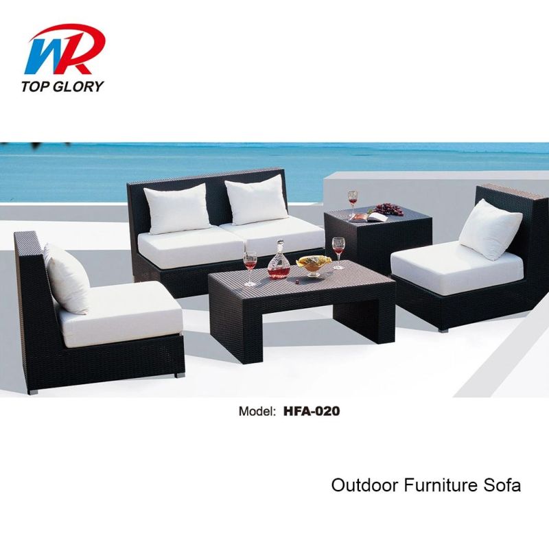 Modern Patio Garden Rattan Outdoor Furniture Resin Wicker Sofa Furniture