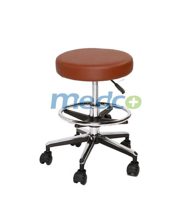CE ISO PU Leather Seater Hospital Furntiure Dentist Stool Chair
