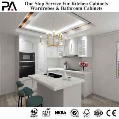 PA Shaker Solid Wood American Under Cheap Kitchen Furniture Designs for Small Kitchen Cabinets