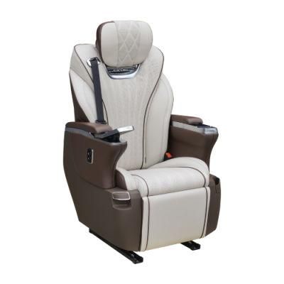 VIP Luxury Modification Electric Reclining Rotation Leather Van Aut Seat Chair for MPV Limo V Class Vito Sprinter Coaster Alphard