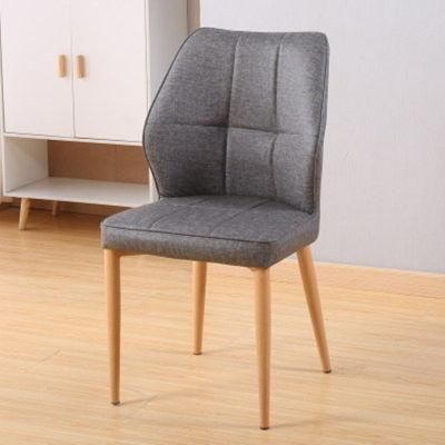 Modern Chaises Salle a Manger Leather Fabric Cafe Dining Chair