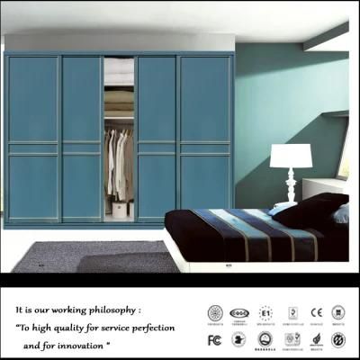 High Glossy MDF Bedroom Wardrobe Sliding Door