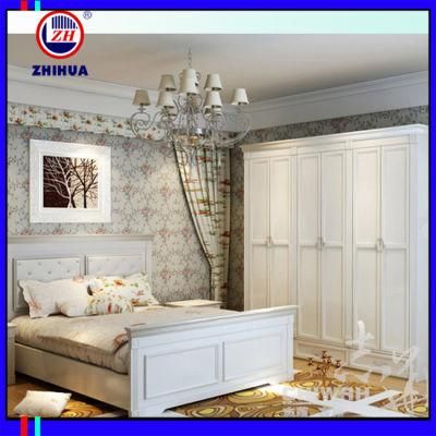 Country Style Swing Door Bedroom Wardrobe (ZH-4011)