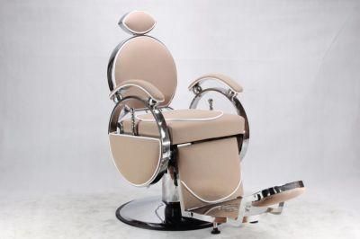 Hl- 9256 Salon Barber Chair for Man or Woman with Stainless Steel Armrest and Aluminum Pedal