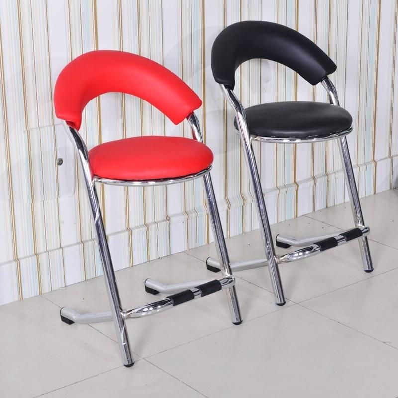 Simple Design PU Leather Cafe Club Restaurant Dining Bar Chair