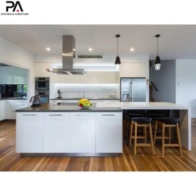 Australian Whole House Modular Furniture Modern White Lacquer Kitchen Cabinets