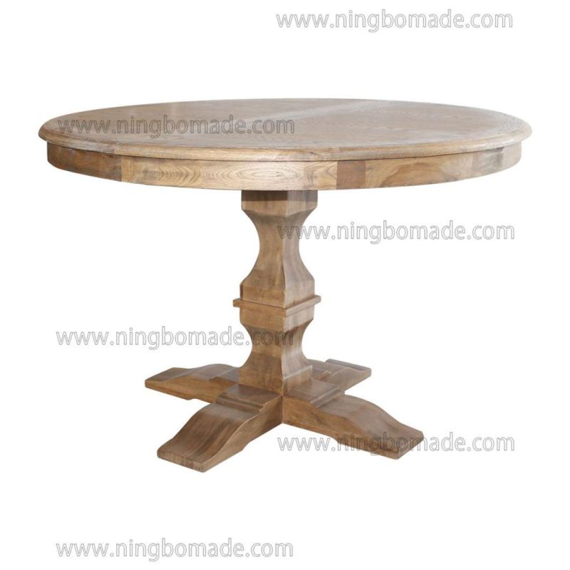 French Classic Provincial Vintage Furniture Antique Nature Oak Extension Table