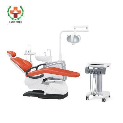 Sy-M005c Hospital Luxury Dental Chair Unit with Mobile Cart