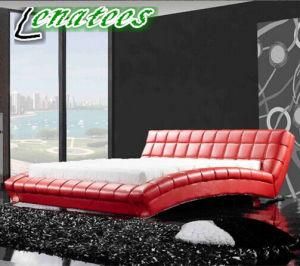 A059 Fancy Design Leather Furniture Queen Size Bed