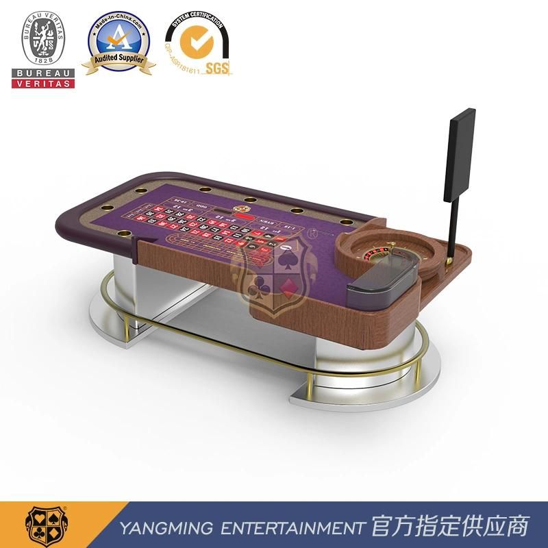 80cm Imported High Quality Solid Wood Luxury Manual Roulette Road Single Poker Table Original Design Ym-Rt02