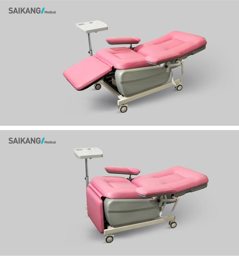 Ske-100A Emergency Adjustable Hospital Blood Drawing Donation Chair