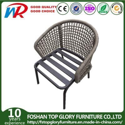 New Design Garden Furniture Belt Woven Aluminum Frame Outdoor Furniture Leisure Chair