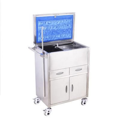 ABS Hospital Furniture Emergency Trolley Medical Cart Hospital Medical Cart