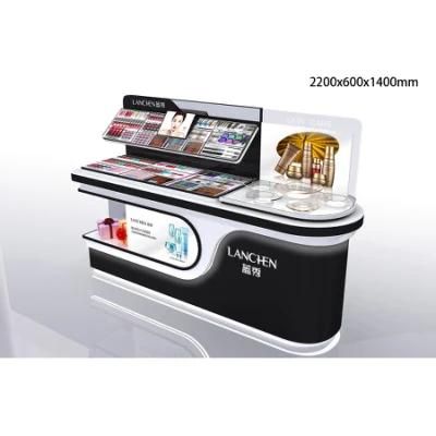 ODM OEM Available Retail Shop High-End Acrylic Makeup Display Counter with Light Box