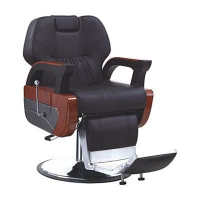 Hl-9238 Salon Barber Chair for Man or Woman with Stainless Steel Armrest and Aluminum Pedal