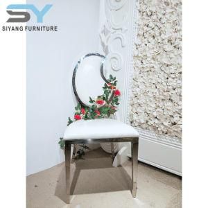 Garden Furniture Rose Gold Stainless Steel Banquet Chair