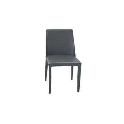 Luxury Design Home Restaurant furniture Black PU Leather Dining Chair