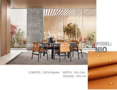 Hot-Selling Hotel Textile Silicone Ecological Leather Sofa Furniture Fabric