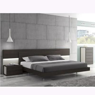 Custom European Design Bedroom Furniture Super King Size Bed for Villa/Resort/Apartment