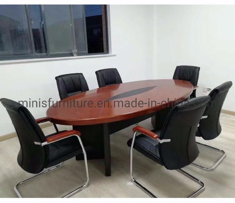 (M-CT335) Commercial Office Furniture Cofference Table with Leather on Top