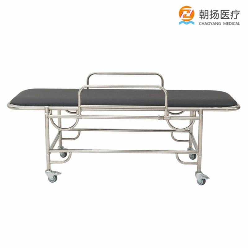 Stainless Steel Loading Bed Stretcher Emergency Transfer Patient Bed for Hospital Equipment Cy-F612