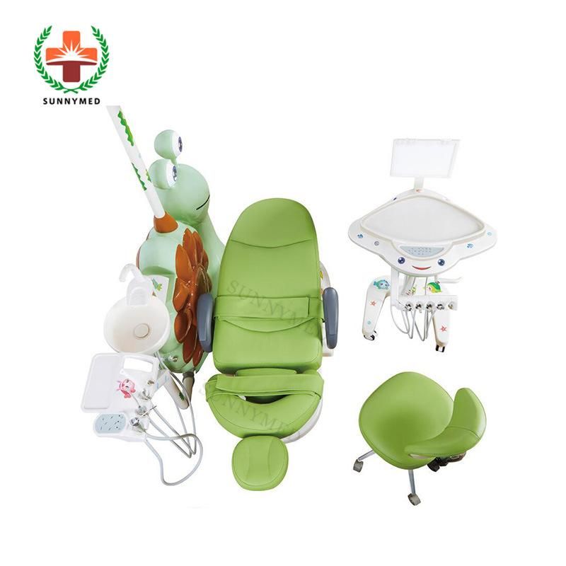 Sy-M001d Hot Sale Dental Equipment Lovely Snail Children Dental Chair Unit for Kids Clinic