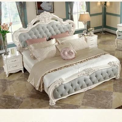 Double #Bed French Style Bedroom Furniture 0181-4