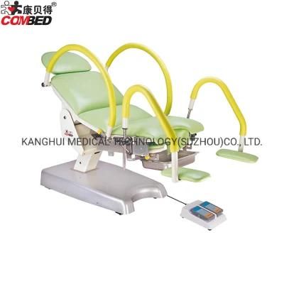 High Quality Engineering Plastic Frame Women Obstetric Gynecology Chair with Foot Rest and Head Board