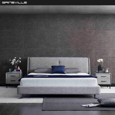 Foshan Factory Wholesale Modern Furniture King Bed Style with Solid Alloy Metal Legs
