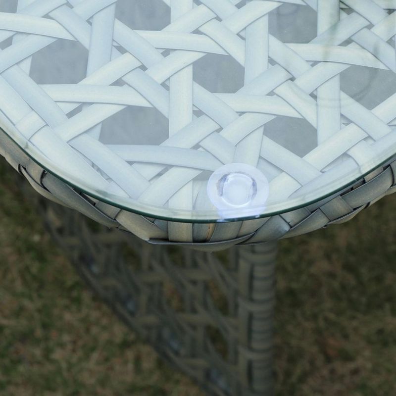 Chinese Factory Wholesale Price New Arrival Outdoor Imitation Rattan Table