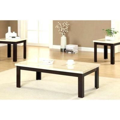 Modern Design Living Room Furniture Coffee Table with Marble Top