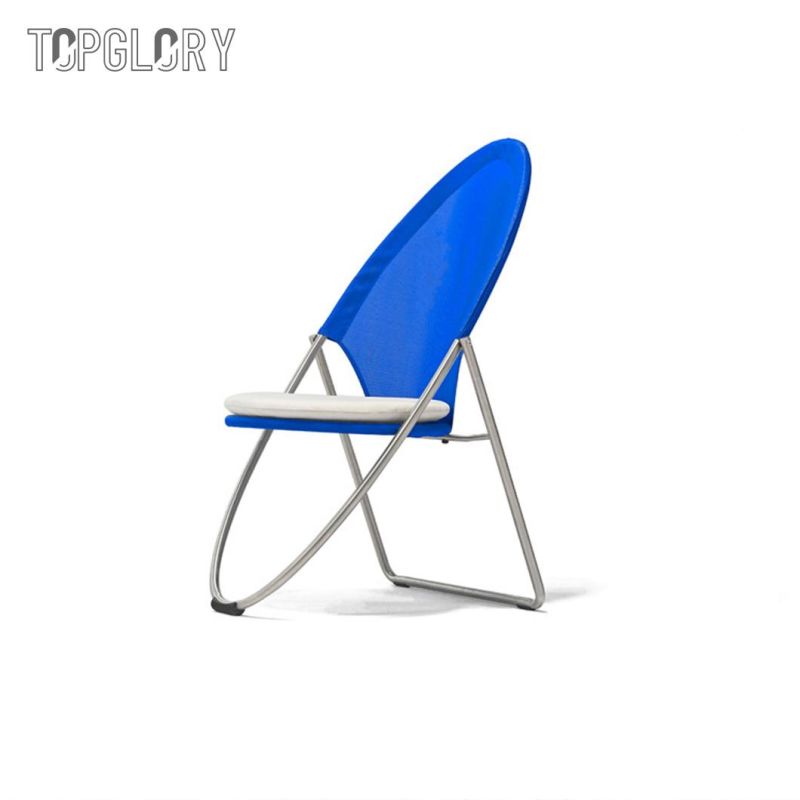 New Leisure Outdoor 304 Stainless Steel Tube Textilene Cloth Foldable Chair