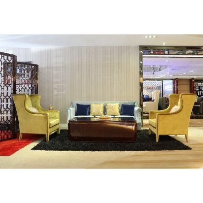 Modern Hotel Lobby Design Sofa Chair with Meeting Room Furniture