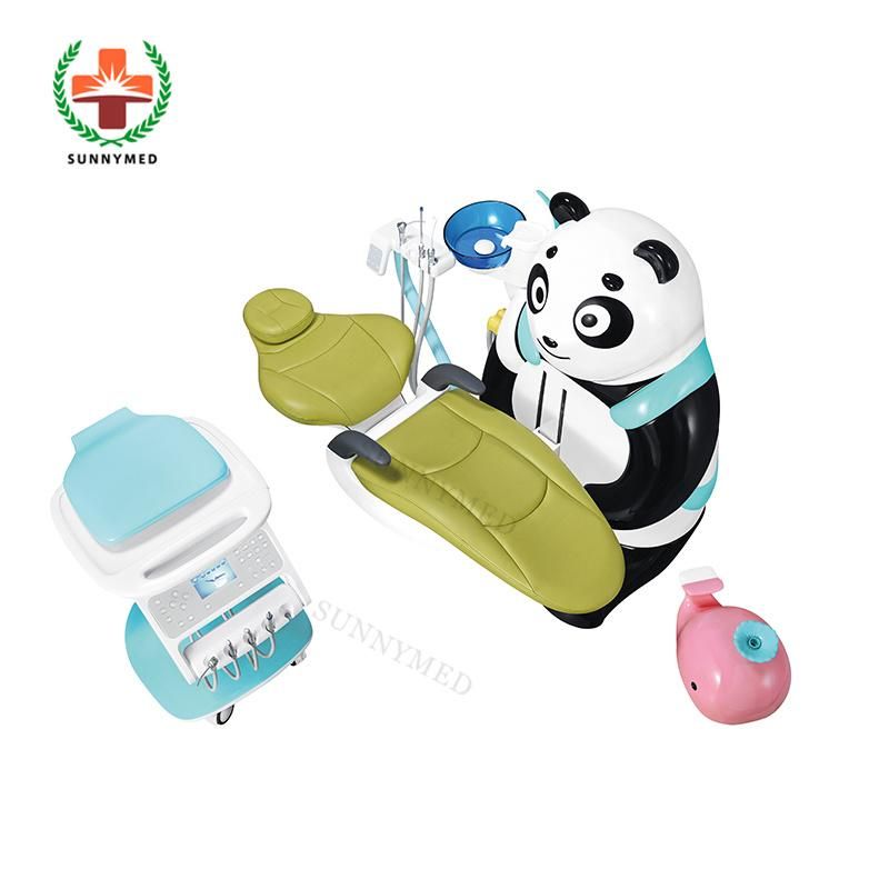 Sy-M001c Hospital Dental Equipment Cute Pandan Children Dental Chair Unit for Kids