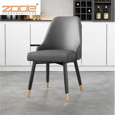 Zode Luxury Dining Room Furniture Fabric Leather High Back Velvet Dining Chairs