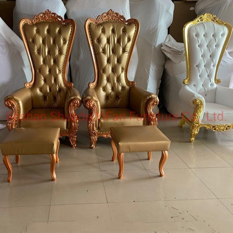 Chinese Furniture Factory Wholesale Hotel Lobby Furniture High Back Chair in Optional Furnitures Color