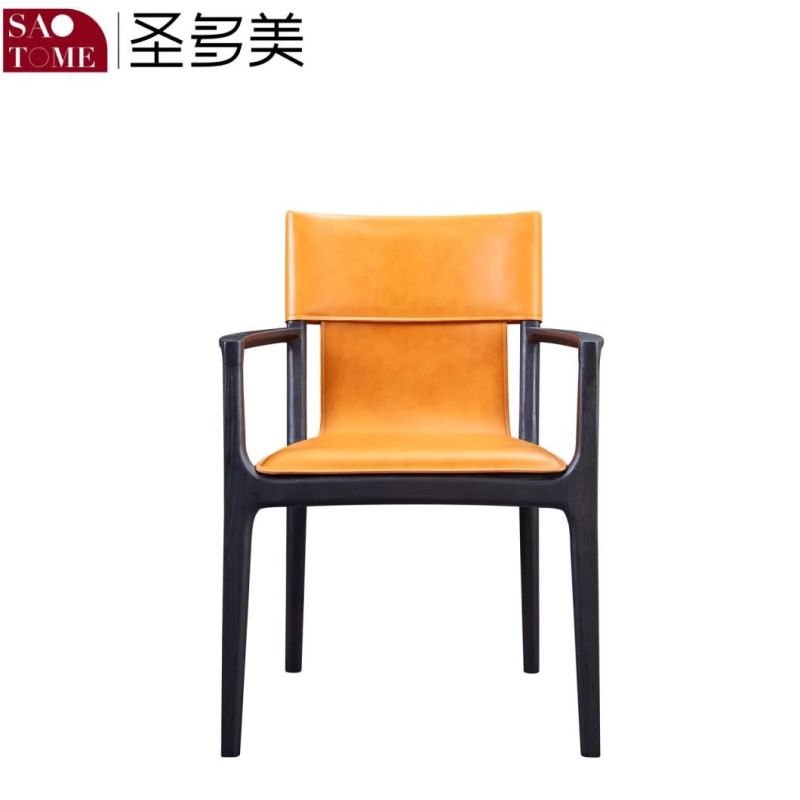 Modern and Popular Family Restaurant Hotel Leather Dining Chair