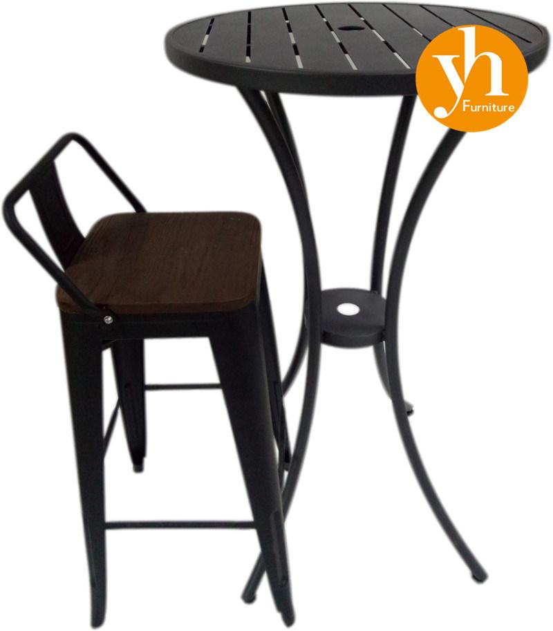 Anti Water Steel Metal Bar Stool Outdoor Garden Wedding Furniture Restaurant Home Chair