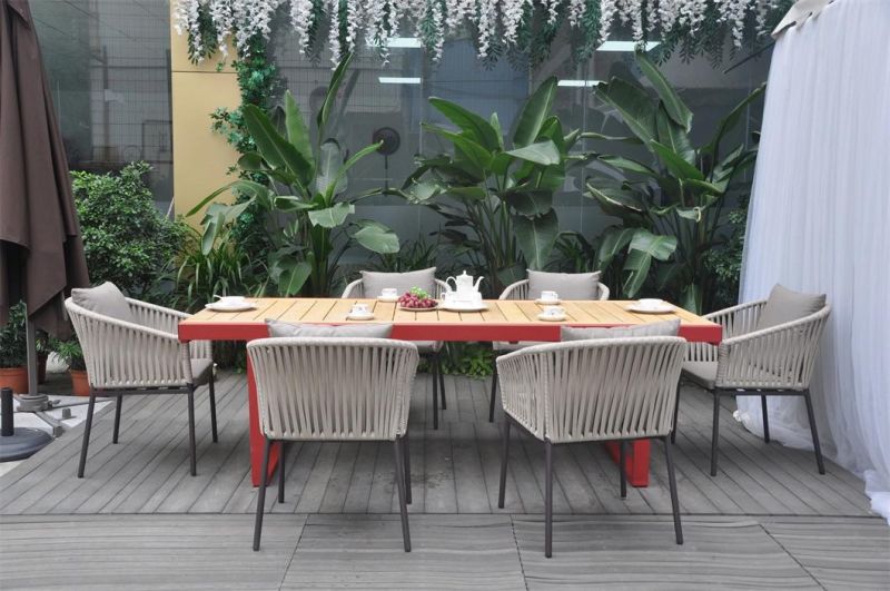 Hot-Sale Tensile Patio Furniture Garden Furniture Cast Aluminum Patio Furniture Cast Wooden Aluminum Patio