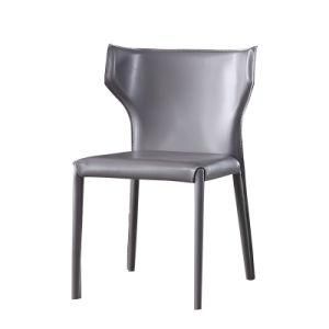 Best Seller Low Price Modern Design Metal Legs Upholstered Dining Chairs for Dining Room