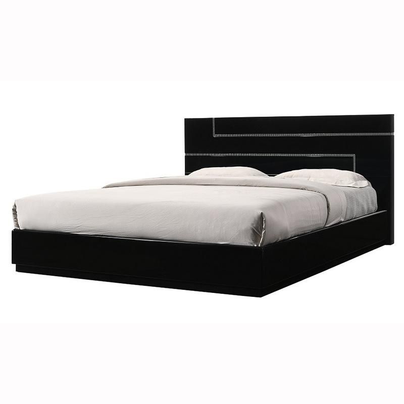 High Quality European Design Home Furniture Black Bedroom Furniture Set